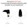1.6FT DC Power Extension Cord 5.5mm x 2.1mm 12V Male to Female 18AWG Power Extension Cord for Surveillance Camera Router LED Light Bar 2pcs view 3
