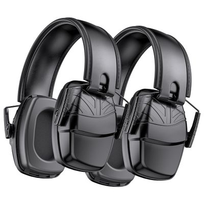 Link Dream 2Pack Shooting Ear Protection, NRR 35dB Ear Protection Hearing Protection Noise Cancelling Ear Muffs with Adjustable Headband for Gun Range Hunting