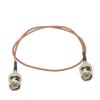 10pcs/lot RG179 Pigtail BNC Male to BNC Female Bulkhead Jack 75Ohm RF Coaxial Extension Cable Jumper Compatible with SDI Vedio CCTV Camera(BNC M to BNC M,5M) view 3