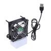 BEIYINAI Intelligent USB 80mm Cooling Fan USB Powered Cooling Fan Automatic PC Routers Fan with Temperature Control for Routers 800 3000RPM Fan view 1
