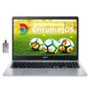 acer Chromebook 315, 15.6" HD Display, Intel Celeron N4020, 4GB LPDDR4, 64GB eMMC, Intel UHD Graphics 600, Number Pad, 720p HD Camera, Wi-Fi 5, Bluetooth, Chrome OS, Silver, 128GB Hotface USB Card view 1