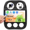 2+64G Android Car Stereo for Jeep Compass Patriot 2010-2016 Wireless Carplay Android Auto, 10.1 Inch Touch Screen Car Radio GPS WiFi Bluetooth Audio Receiver FM RDS SWC Mic Backup Camera view 1