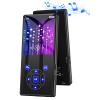 Gueray MP3 Player Bluetooth 64GB Build-in HiFi Speaker Bluetooth 5.0 Portable MP3 FM Radio Photo E-Book Reader Supports up to 128GB Black view 1