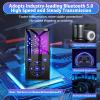 Gueray MP3 Player Bluetooth 64GB Build-in HiFi Speaker Bluetooth 5.0 Portable MP3 FM Radio Photo E-Book Reader Supports up to 128GB Black view 3