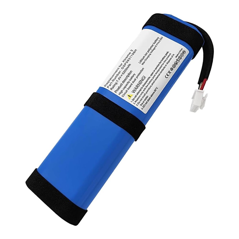 HamnaKhu Replacement Battery Compatible with Xtreme 2 Waterproof Bluetooth Speaker GSP0931198H Part NO Xtreme2 2INR19 66-2 SUN-INTE-103 7.4V(NOT Xtreme 1)