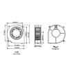 10pcs DC 5V 12V 24V 40mmx20mm 40mm Axial Double Ball Bearing Blower 40x20mm 4cm Mini 3D Radiator Fan view 2