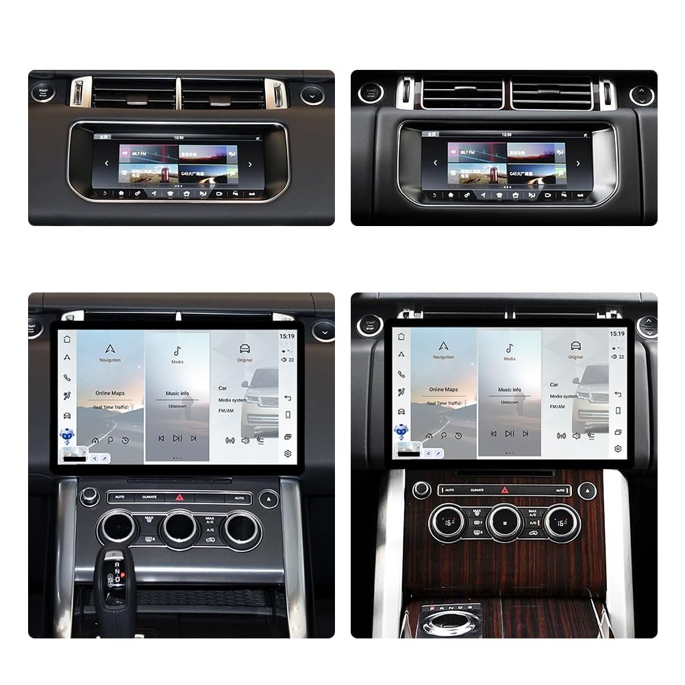 14 Inch Radio Replacement for Land Rover Range Rover Vogue L405 Sport L494 2016 2017 Android Car Radio Head Unit CarPlay Touch Screen GPS Navigation (OEM Harman System)