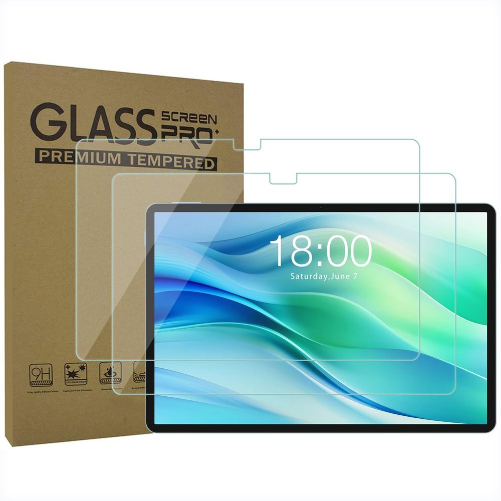 AIJAKO 2-Pack Tablet Screen Protector for TECLAST P50 Tablet 11 Inch, Tempered Glass Film for TECLAST P50, Anti-Scratch 9H Hardness, SP50FG