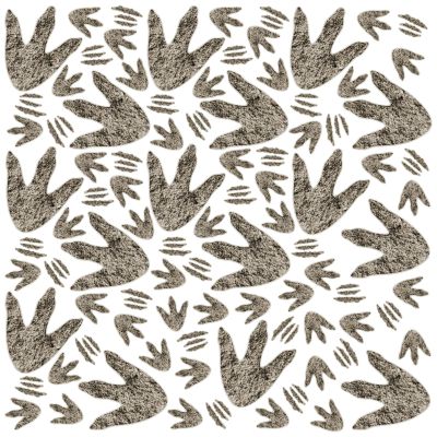 180 Pcs Dinosaur Footprints for Floor Dinosaur Halloween Decoration Realistic Dino Footprints Wall Decals for Kids Classroom Dino Decor School Playroom Baby Nursery Bedroom Home 3 Sizes