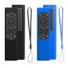 2 Pack Remote Cover for Samsung Smart TV, Silicone Protective Case for Samsung Solar Cell Remote 2021 2022 BN59-01357 BN59-01385 BN59-01265A Updated Remote Case Holder (Royal Blue +Black Not Glow) view 1