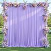10x10 Lavender Backdrop Curtain for Parties Weddings, Wrinkle-Free Polyester Fabric Indoor and Outdoor Decoration Light Purple Backdrops Drapes for Baby Showers Birthday view 1
