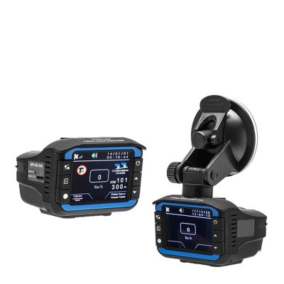 2-in-1 Car Dash Camera Full HD 2" Driving 1280 * 720P Russian Car Digital Video Dash Cam G-Sensor