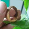riversmerge RFID Wood color Ceramics Smart Finger rewrite Ring T5577 Chip id Wear for Men or WomenID blank ring 22mm view 3