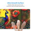 WZYGXMW Peacock Flowers Extended Mouse Pad Waterproof Anti-Slip Pad for Gaming Learning Office Horizontal Size 12x31.5 Inches, Black view 4