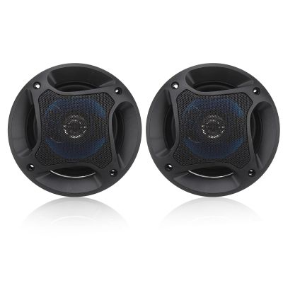 NDNCZDHC 2 pcs 4in Car Coaxial Speaker 2 Way Automobile Modified Horn with Cover for Cars RV