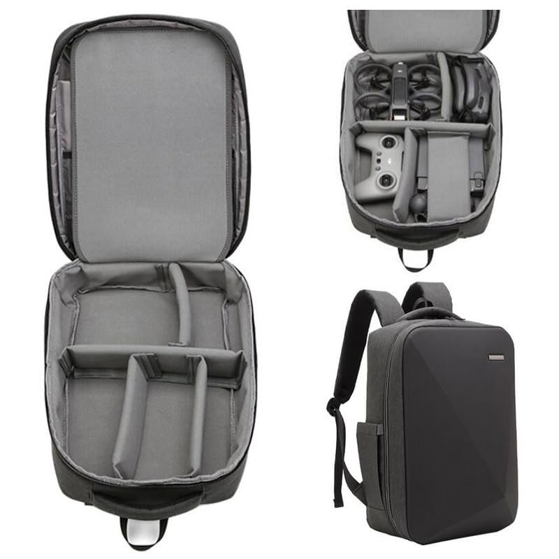 Coyktonty Backpack/Carrying Case for DJI Avata 2/Avata Drone Portable Travel Shoulder Bag