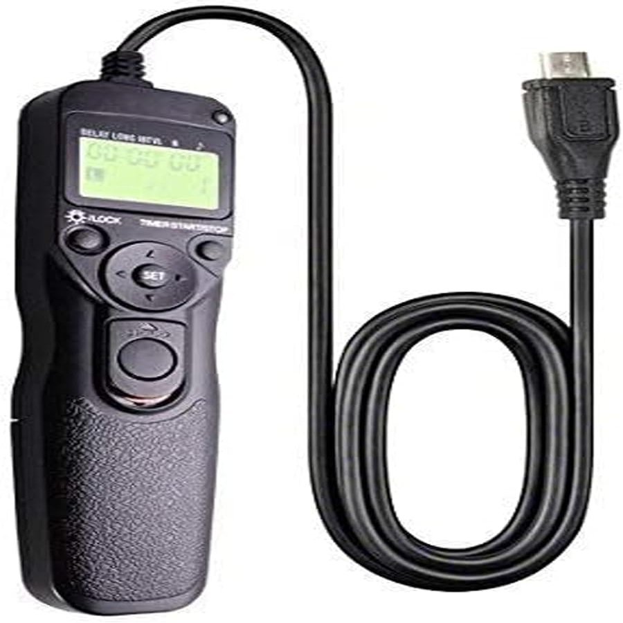 Foto&Tech LCD Timer Remote Shutter Release Camera Remote Switch DSLR Remote Digital DSLR Camera Compatible with Psonic Lmx G9 II