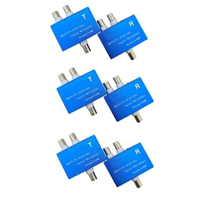 Generic 3X Two-Channel A/CVI/TVI1080P Video Xer Expander Adder for