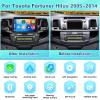2+64GB Android Car Stereo for Toyota Hilux Fortuner 2005-2014 Wireless Carplay Android Auto, 9 Inch Touchscreen Car Radio GPS Navi WiFi Bluetooth Backup Camera FM RDS Radio EQ SWC view 2