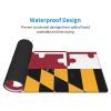 WZYGXMW Flag of Maryland Extended Mouse Pad Waterproof Anti-Slip Pad for Gaming Learning Office Horizontal Size 12x31.5 Inches, Black view 3