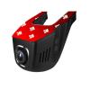 4K 2160P Car DVR Dashcam Video Recorder Compatible for Mazda Compatible for Toyota/Compatible for Nissan/Compatible for Hyundai Adjustable Angle Control by App(Mode B-4K one cam,None) view 4