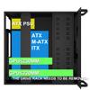 4U Server Cabinet Case - Rackmount Server Chassis with 7 PCI Slots, Lockable with Key view 2