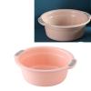 Mrisata Round Plastic Wash Basin, Wash Basin, Plastic Round Hospital Bedside Laundry Soaking Tub Portable Dish Wash Tub Portable Laundry Washbasin for Washing Cleaning Foot Bath (M), Medium view 2