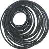 20Pcs Black Universal 1.5mm Cassette Tape Machine Belt Drives Belts Tape Machine Bands for Repair Maintenance Cassette Belt Replacement Round Tape Decks Stereo System Components CD and Tape Players view 1