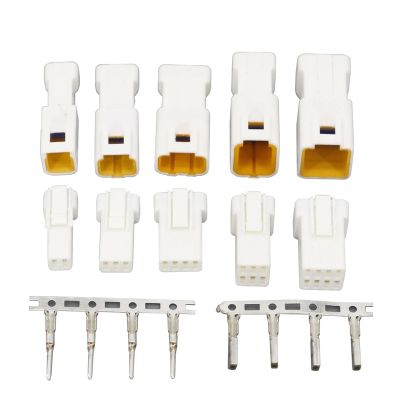 DLAHPJPT 5 Sets Automotive Connectors JST02R-JWPF-VSLE 2/3/4/6/8 Pin wat/erp/;roof Connectors Male and Female Butt Plugs(JST-3 Pin)