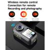 Camnoon 4K/30FPS Sports Camera WiFi Camera Dual Screen 6-Axis Anti-Shake Touch Control APP Remote Control with Waterproof Housing Underwater 30M Video Pre Recording Built-in Battery for Surfing Diving view 4