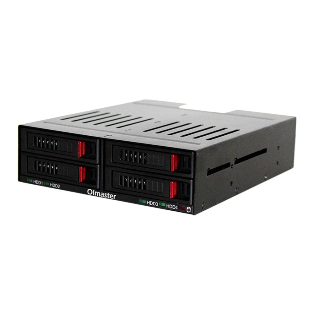 AsrMyjcx Internal Rack 4x2.5inch Hard Enclosure Cover W/Led Indicator