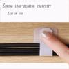 Cable Straps that can be fixed, 50 pcs 3.5X1.1 inches, for data line management and cable management, etc. Black view 3