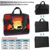 13 inch Laptop Tote Bag Men Women Sunset animals silhouette Shoulder Laptop Sleeve Briefcase Messenger Computer Bag view 2