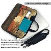 15.6 inch Laptop Tote Bag Men Women Sunrise Print Shoulder Laptop Sleeve Briefcase Messenger Computer Bag view 3