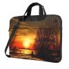 15.6 inch Laptop Tote Bag Men Women Sunset Shoulder Laptop Sleeve Briefcase Messenger Computer Bag view 1