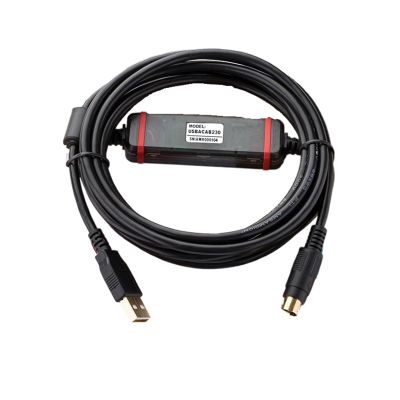 Chip USBACAB230 High Speed USB-DVP Programming Data Download Cable DVP ES EE SS Suitable for PLC (Color : USB-DVP FTDI Type, Size : 3m)