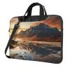 13 inch Laptop Tote Bag Men Women Mountain at Sunrise Shoulder Laptop Sleeve Briefcase Messenger Computer Bag view 1