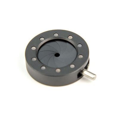 Joebo Microscope Kit 1-12MM Adjustable Iris Diaphragm Aperture Condenser for Camera Microscope Module M4 Thread 10 Blades Metal Parts Microscope Lens Adapters