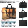 14 inch Laptop Tote Bag Men Women Sunset Beach Sailboat Shoulder Laptop Sleeve Briefcase Messenger Computer Bag view 2
