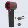 Sorandy Turbo Fan Blower, Powerful Jet Blower, 64mm Brushless Motor Handheld Jet Dry Blower Turbo Violent Fan Computer Duster for Computer, Burning Charcoal, Blowing Dust, 1400G Thrust view 2