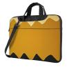 13 inch Laptop Tote Bag Men Women Mustard Yellow and Black Shoulder Laptop Sleeve Briefcase Messenger Computer Bag view 1