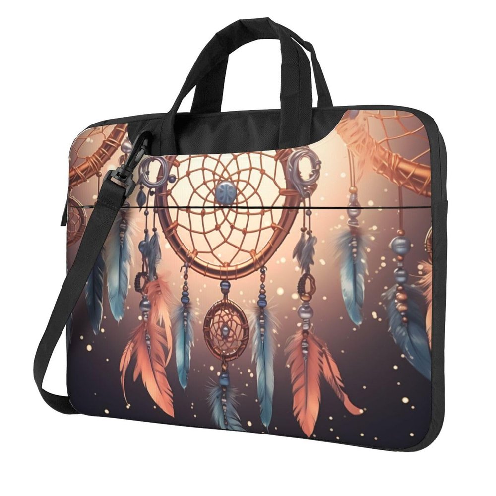 13 inch Laptop Tote Bag Men Women Native American Dream Catcher Shoulder Laptop Sleeve Briefcase Messenger Computer Bag