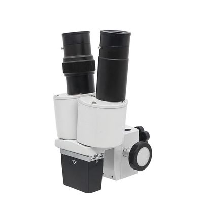 JOEBO Microscope Kit Microscope Binocular Head for Stereo Microscopes with 10X Magnification Eyepiece Wide Field of View Microscope Accessories Microscope Lens Adapters (Color : Vertical, Size : 20X)