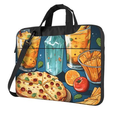 13 inch Laptop Tote Bag Men Women Movie Night Party Food Decorative Shoulder Laptop Sleeve Briefcase Messenger Computer Bag