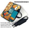 13 inch Laptop Tote Bag Men Women Movie Night Party Food Decorative Shoulder Laptop Sleeve Briefcase Messenger Computer Bag view 4