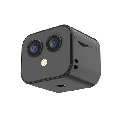 Andoer 4K WiFi Camera Wireless Monitor Camera Dual Lens 170 Wide Angle APP Remote Two-Way Intercom Built-in Battery Magnetic Wireless Camera for Home Office Outdoor Indoor