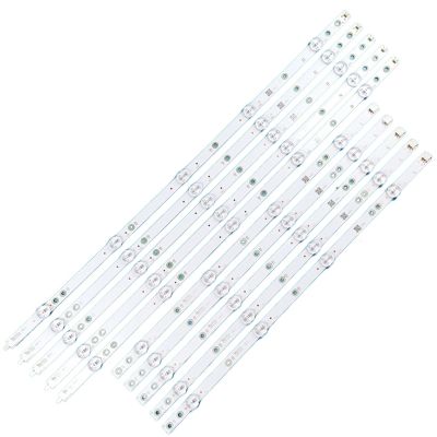 UFDIPLMY 10pcs LED Backlight Bar Compatible with 50PUS6201 50PUS7383 50PUS6753 50PUS6162 50PUS6262 50PUS6503 TPT500U1-QVN03.U LB50082 LB50086 LB50089