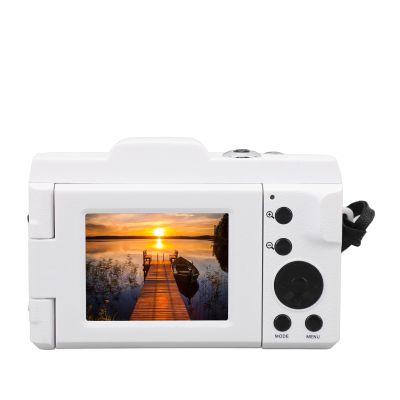 Digital Camera for Photography, 16X Digital Zoom 1080P Vlogging Camera with 2.4 Inch LCD Screen, Anti Shake Compact Travel Camera