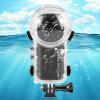 PULUZ 164ft / 50m Waterproof Diving Case for Insta360 X4 Invisible Dive Case Underwater Sealed Case 5H Hardness 95% Transmittance 360-degree Invisibility Protective Shell with Bracket Accessories view 1