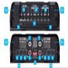 2-in-1 Built-in Audio Processor & Car Amplifier 400X4 Class D for Car & Motorcycle Full Range with 4 Channels 400 Watts RMS 2 Ohm - Professional Quality Sound - 2025 Best Performance Award view 3